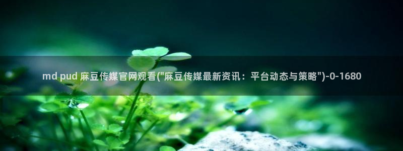 麻豆视频 短片专区：md pud 麻豆传媒官网观看(