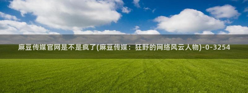 麻豆 资源页面：麻豆传媒官网是不是疯了(麻豆传媒：狂野的网络风云人物)